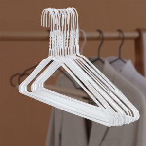 White Plain Hangers 13G, Box Of 500
