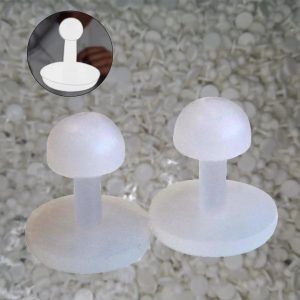 Shirt Cuff Studs White 2500 / Pack