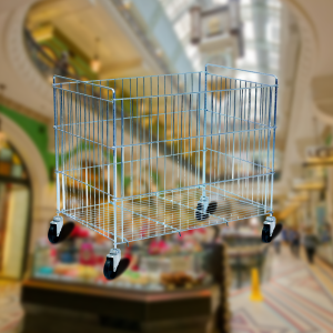 Throw Over Trolley Height 39' Width 12' Length 36' Fitted With 2' Naylon Wheels