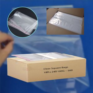 Clear Square Bags 18" x 24" 100G - 500