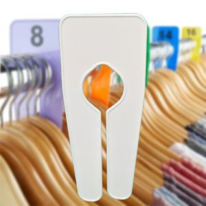 Garment Rail Divider White 1 Piece