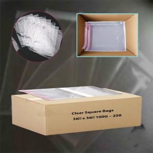 Clear Square Bags 36" x 36" 100G - 250