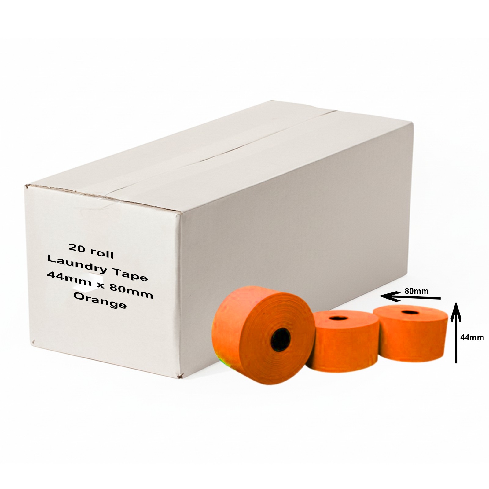 Till Roll All Colour 44mm x 80mm Laundry Tape Boxed 20 - Image 5