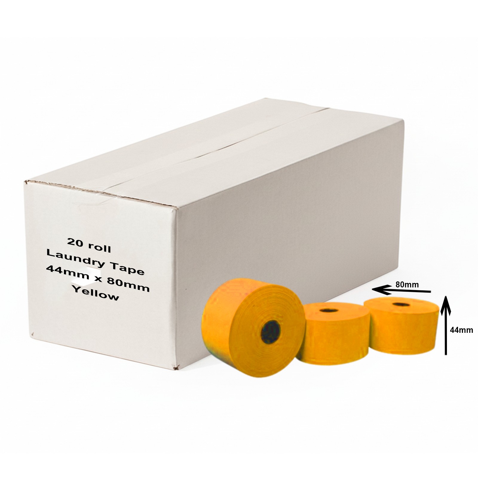 Till Roll All Colour 44mm x 80mm Laundry Tape Boxed 20 - Image 4