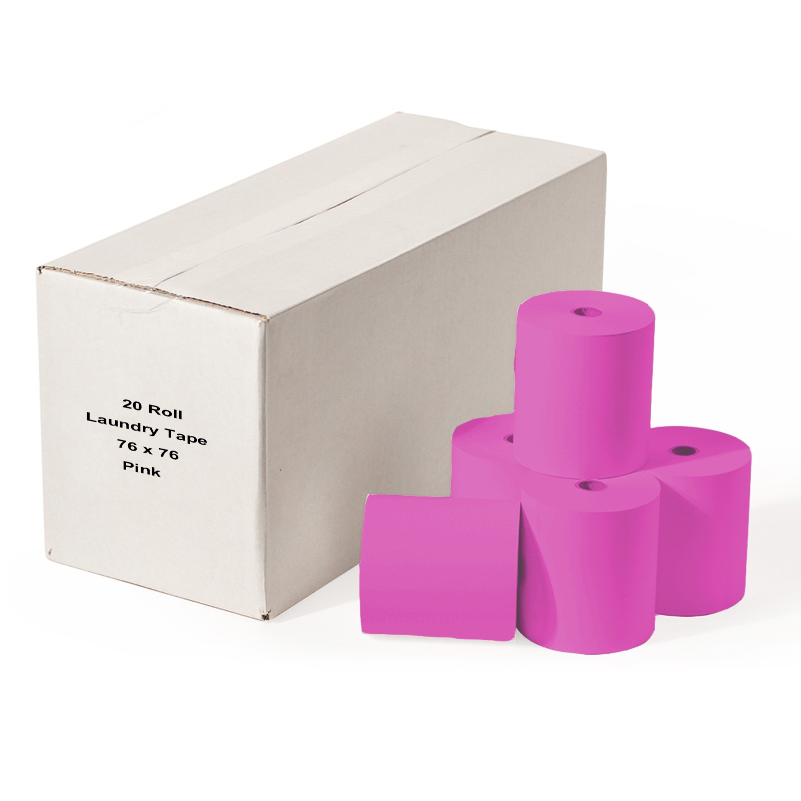 Till Roll All Colour 44 x 44 x 12.5mm Laundry Tape Boxed 20 - Image 3